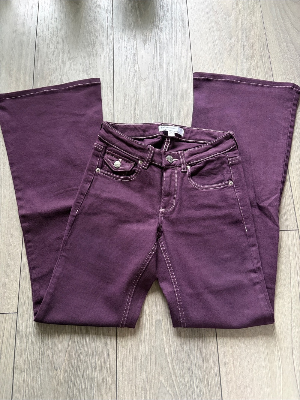 Garage Low-rise Flare Jeans